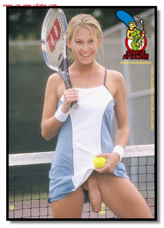 Anna Kournikova Nude Fake Cleavage Naked Sex 