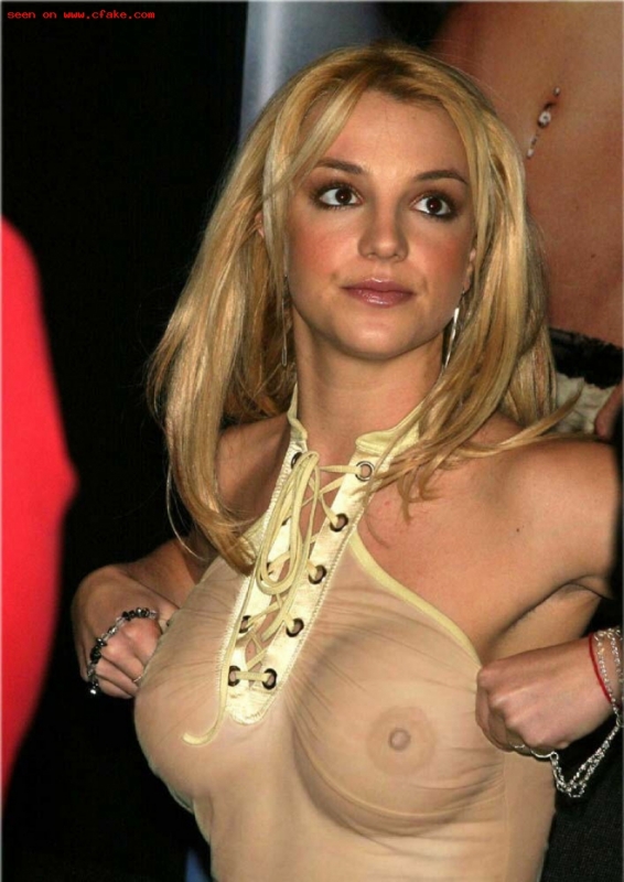 Britney Spears X-Ray Nude See Through photos