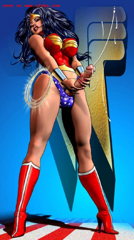 Wonder Woman Nude Fake Threesome Sex Images 