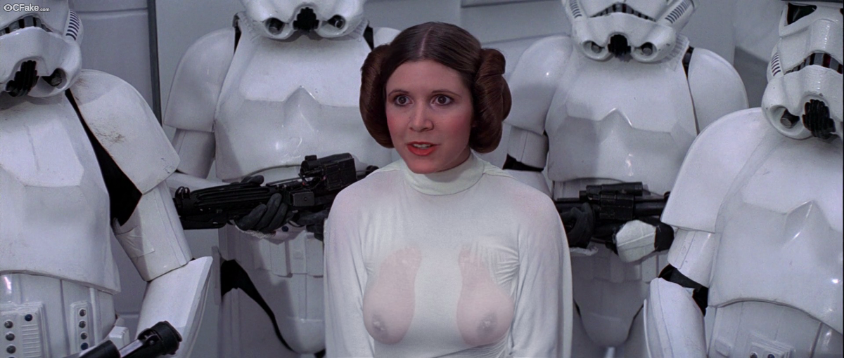 Carrie Fisher X-Ray Nude See Through photos