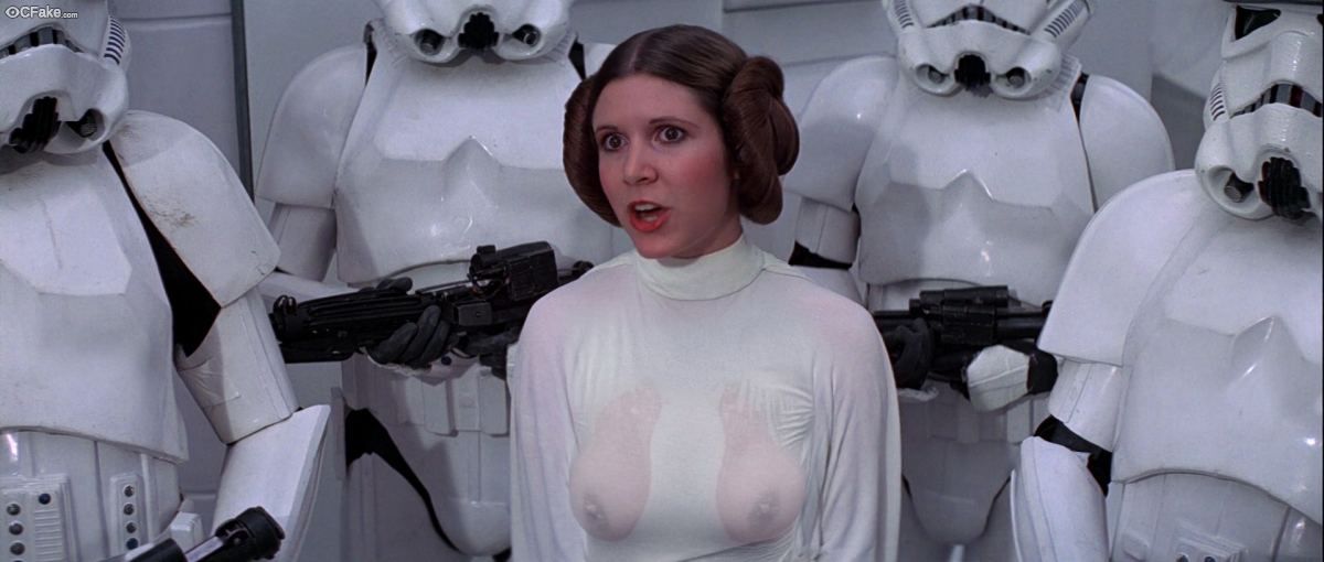 Carrie Fisher X-Ray Nude See Through photos