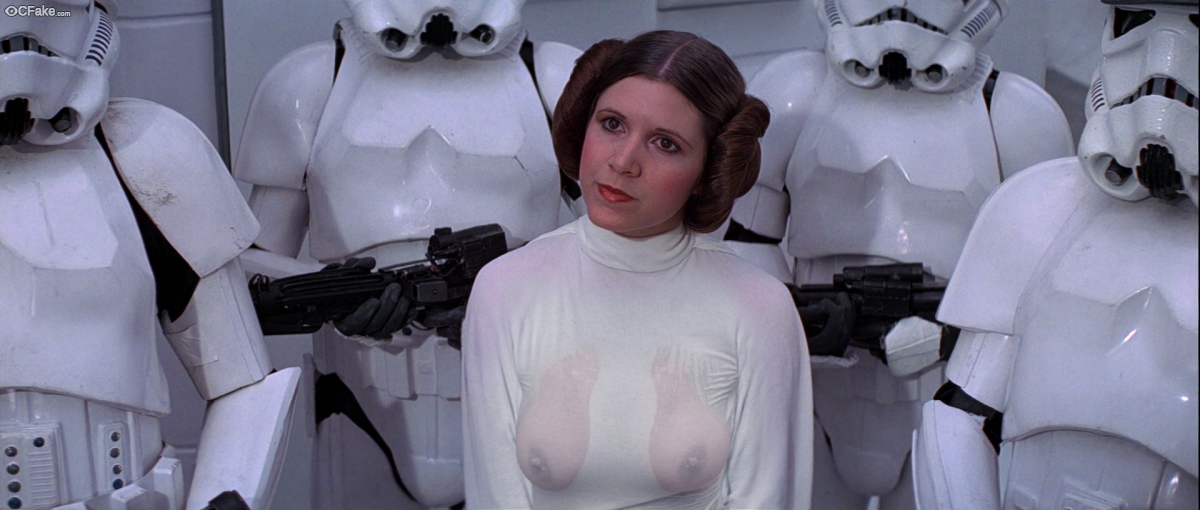 Carrie Fisher X-Ray Nude See Through photos