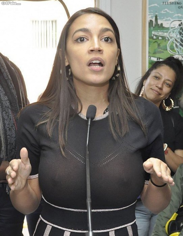 Alexandria Ocasio-Cortez X-Ray Nude See Through photos