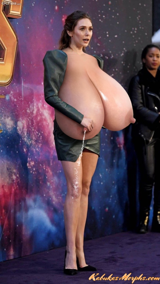 Elizabeth Olsen Milking Body Nude Nipple