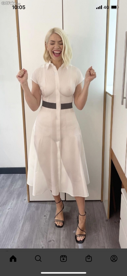 Holly Willoughby X-Ray Nude See Through photos